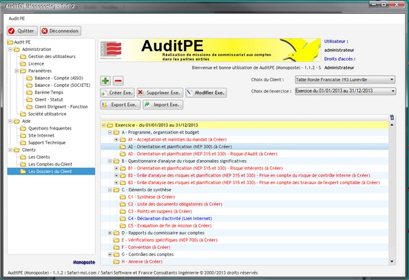 AuditPE v1.1.2 - Dossier Client